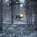 Cozy Cabin in Finland forest